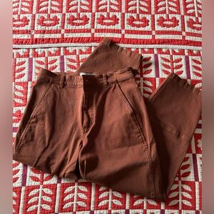 Everlane Utility Barrel Pant size 8 rosewood